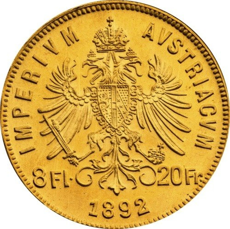 Moneta złota 4 Floreny / 10 Franków Austro-Węgry (48h)