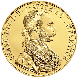Złota moneta 4 Dukaty Austriackie 1915 / Czworak