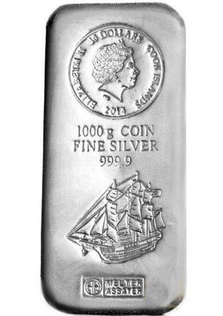 Sztabka srebra LBMA 2026 1 kg (48h)