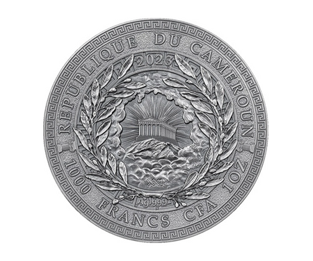 Moneta srebrna 3000 FRANKÓW HEFAJSTOS - WIELKA MITOLOGIA GRECKA (48h)