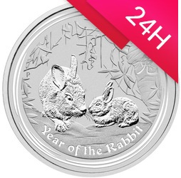 Srebrna moneta Rok Królika 1kg (24h)