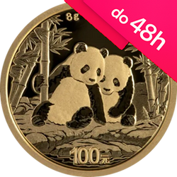 Moneta złota Chińska Panda 2026 8 g (48h)