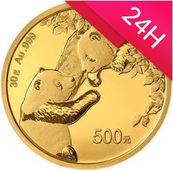 Złota moneta Chińska Panda 30 g (24h)