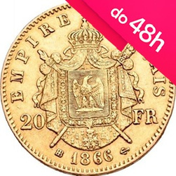 Moneta złota 20 franków - Napoleon III (48h)