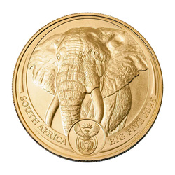 Złota moneta z serii Big Five: Słoń 2025 1 oz (24h)
