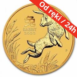 Moneta złota z Serii Lunar III - Rok Królika 2 oz 2023 (48h)