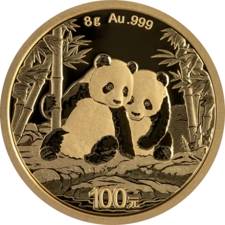 Złota moneta Chińska Panda 2026 8 g (48h)