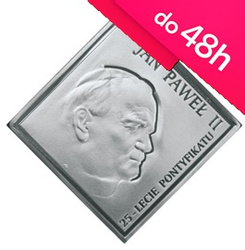 Moneta srebrna 20 zł - JAN PAWEŁ II - 25-LECIE PONTYFIKATU - 2003 (48h)