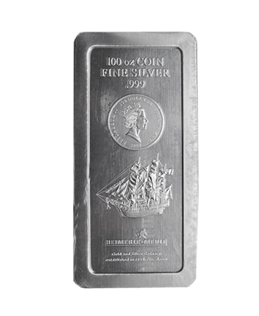 Sztabka srebra 100 oz (24h)