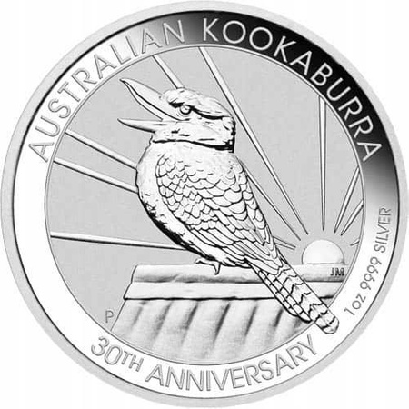 Moneta srebrna Kookabura 1990- 2020 1 oz (24h)