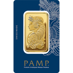 Sztabka złota PAMP 50 g