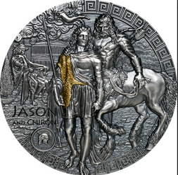 Srebrna moneta 5$ JAZON I CHIRON - ARGONAUCI