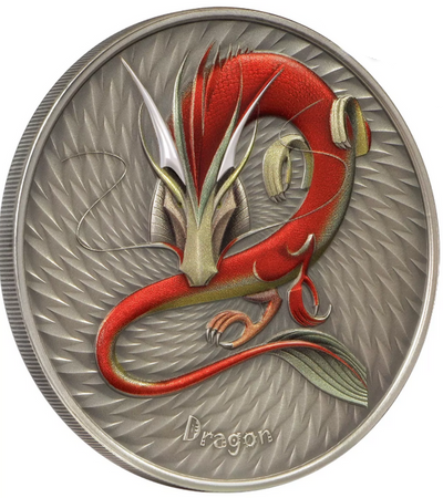 Moneta srebrna 2 $ Świat Kryptyd (48h)