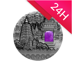 Srebrna moneta 2$ INDIE - IMPERIAL ART