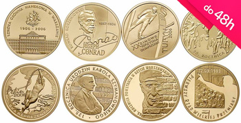 Moneta złota 200zł NBP losowa (15.5 g pr 900) (48h)