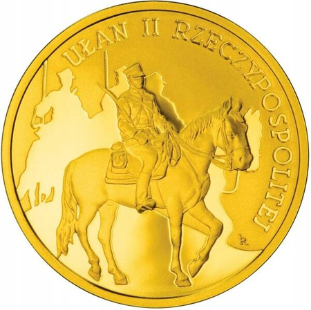 Złota moneta NBP Ułan II Rzeczpospolitej 2011 200 zł 15,5 g (24h)