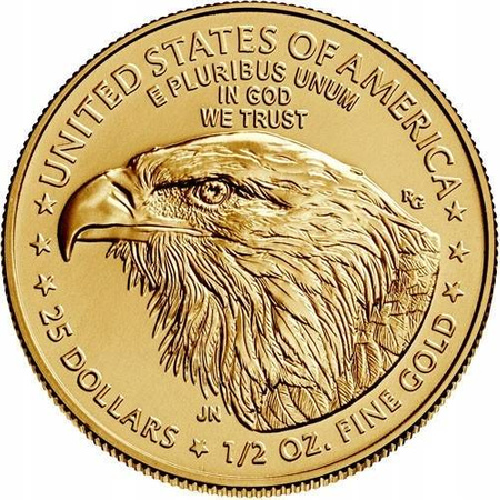 Moneta złota Amerykański Orzeł 1/2 oz (48h)