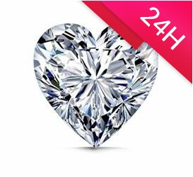 Brylant Lab Grown 0,32 ct | D | VVS2 | HEART CUT