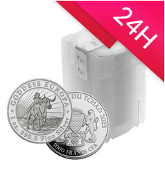 20 x moneta srebrna Goddess Europa (Bogini Europa) 1 oz (48h)