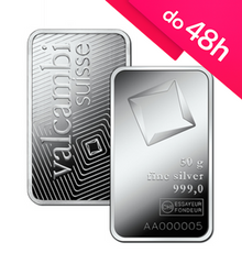 Sztabka srebra 50 g (48h)