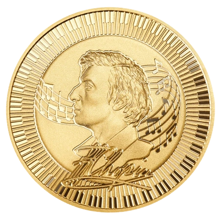 Złota moneta Fryderyk Chopin 2022 1oz (24h)