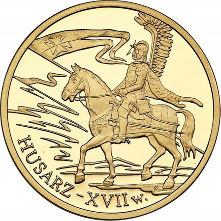 Złota moneta NBP Husarz 2009 200 zł 15,5g (24h)