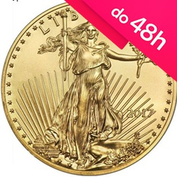 Złota moneta Amerykański Orzeł 1/4 oz (48h)
