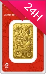 Sztabka złota Rok Smoka 1 oz 2024 (24h)