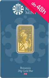 Sztabka złota Britannia 20 g (48h)