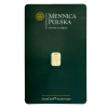 Sztabka złota  0,5 g CC Mennica Polska (24h)