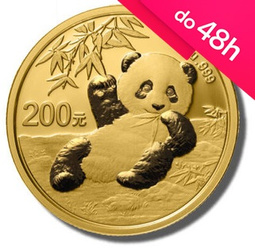Moneta złota Chińska Panda 3 g (48h)