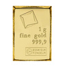 Sztabka 1g czystego złota 99,99%