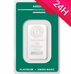 Sztabka platyny CertiCard LBMA 20 g (24h)