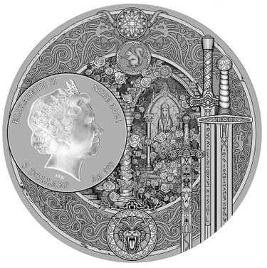 Moneta srebrna KREW ELFÓW - WIEDŹMIN 5$ 2 oz (48h)