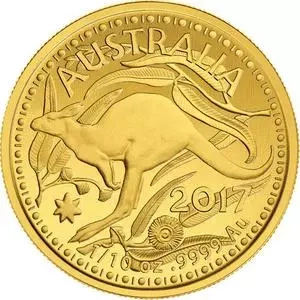 Złota moneta Royal Australian Mint -  Kangur 1/10 oz (24h)