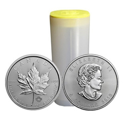 25 x srebrna moneta Kanadyjski Liść Klonowy 1 oz 2025