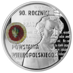 Moneta srebrna 10 zł - 90. ROCZNICA POWSTANIA WIELKOPOLSKIEGO - 2008 (24h)