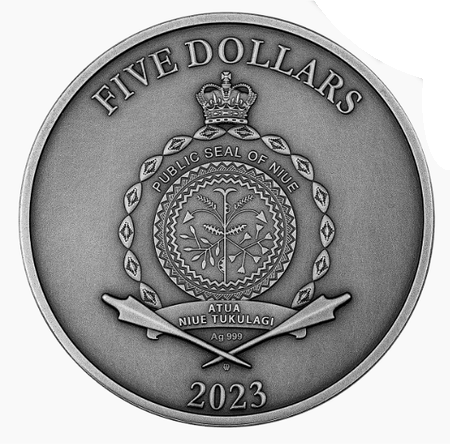 Moneta srebrna 2 $ Świat Kryptyd  (48h)