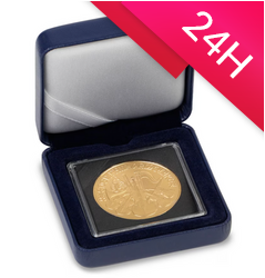 Pudełko na monetę w kapslu Quadrum - Nobile 1S GRANATOWE + kapsel (24h)