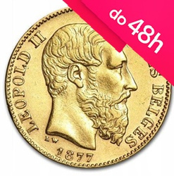 Moneta złota 20 Franków – Leopold II (48h)