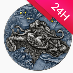 Srebrna moneta 2 $ Świat Kryptyd 