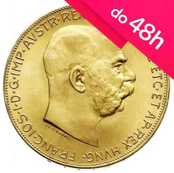 Moneta złota 100 Austriackich Koron - Franciszek Józef I (48h)