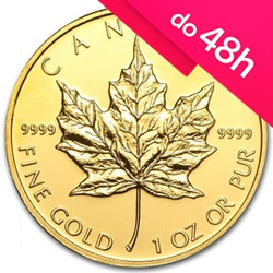 Moneta złota Kanadyjski Liść Klonowy 1 oz (48h)