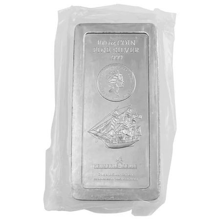 Sztabka srebra 100 oz (24h)