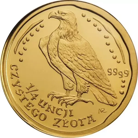 Moneta złota  Orzeł Bielik 100 zł 1/4 oz (48h)