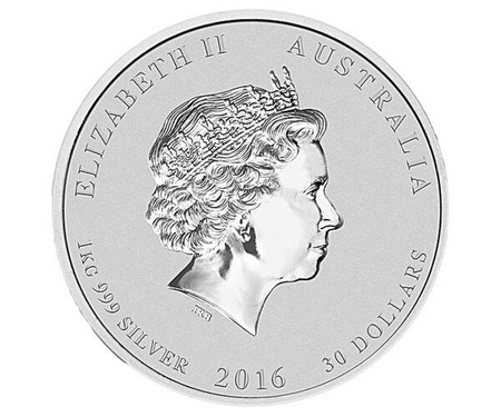 Srebrna moneta Rok Małpy 2016 1 kg (24h)