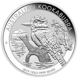 Moneta srebrna Kookaburra 1 kg (48h)