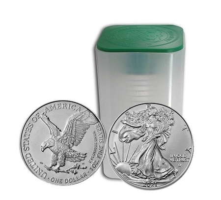 20 x moneta srebrna Amerykański Orzeł 1 oz (48h)