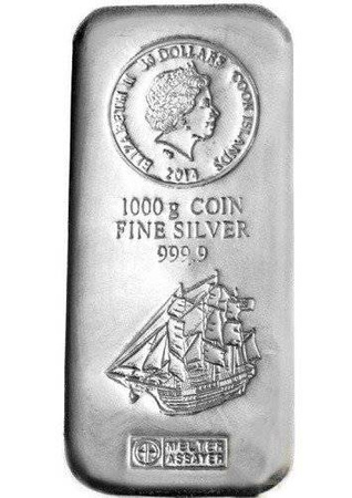 Sztabka srebra 1 kg LBMA (48h)