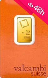 Sztabka złota CertiCard 2,5 g (48h)